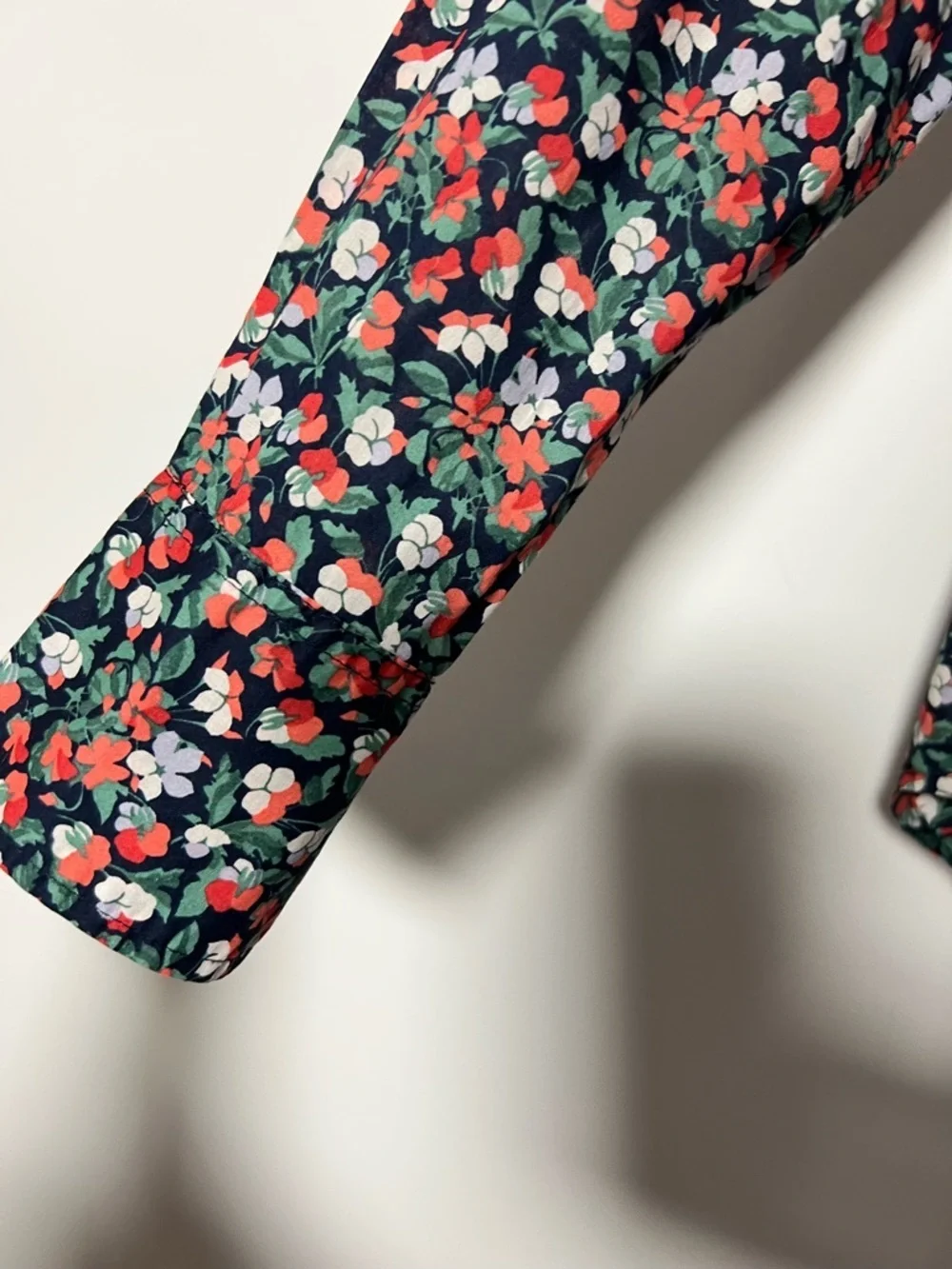 J. Crew Liberty Sarah Floral Cotton Button-Up Perfect Shirt